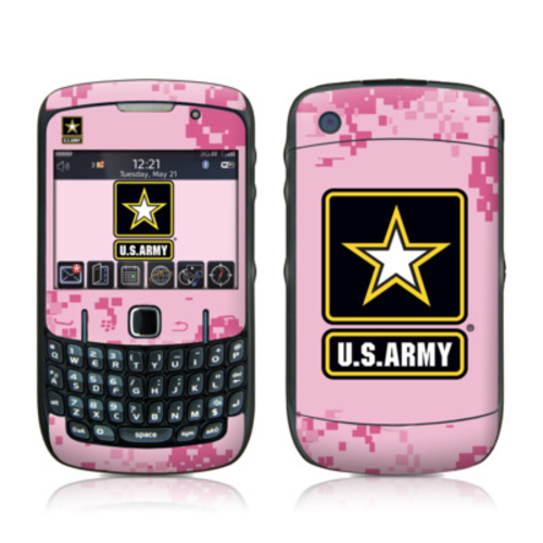 DecalGirl BBC5-ARMY-PNK BlackBerry Curve 8500 Skin - Army Pink