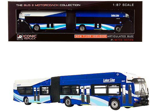 New Flyer Xcelsior XN60 Articulated Bus The Rapid \Laker Line\" Grand