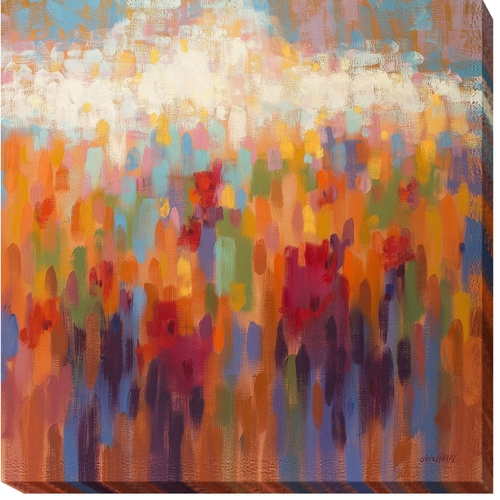 Artistic Home Gallery 3030L217IG Poppy Mosaic by Claire Hardy Premium 