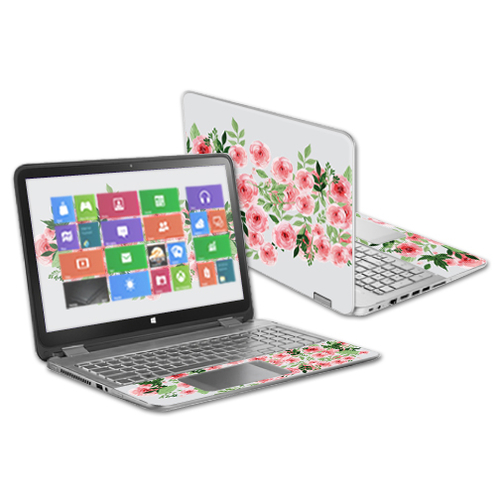 MightySkins HPENVY15-Bouquet 15.6 in. Skin Decal Wrap for HP Envy x360