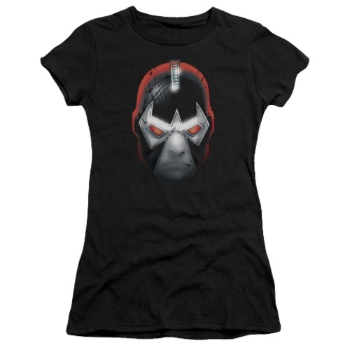 Trevco Batman-Bane Head - Short Sleeve Junior Sheer Tee - Black- Large