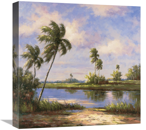 Global Gallery GCS-124189-1818-142 18 x 18 in. Mystic Lagoon I Art Pri