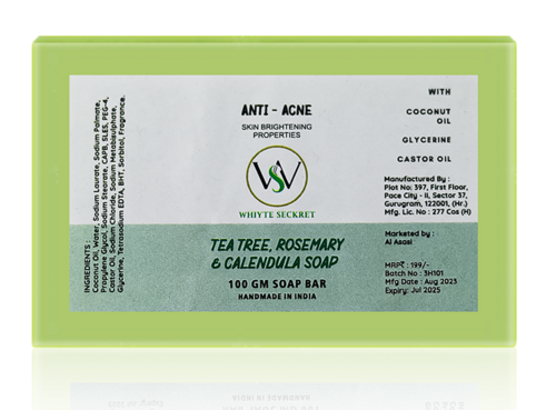 Luxury Natural Handmade Tea-Tree Soap Bar 100GM