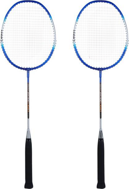 Light Aluminium Badminton Racquet With Full Cover | Made In India(Set