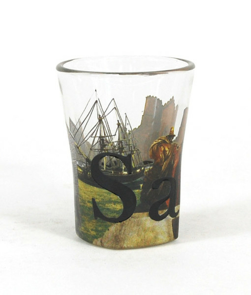 Americaware SGSLM01 Salem Full Color  Etched  Shot Glass