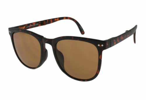 MQ Milan Folding Sunglasses with Carrying Case in Tortoise