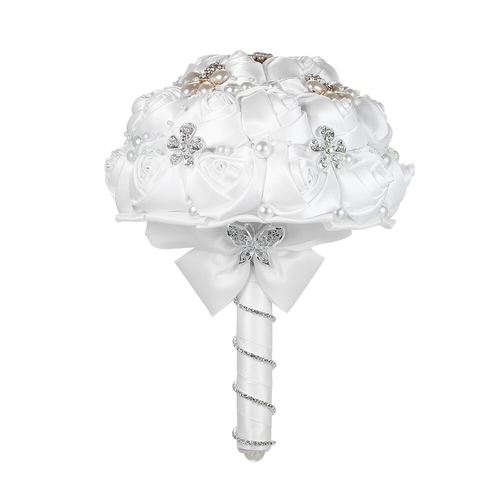 18cm Handmade Wedding Flower Butterfly Brooch