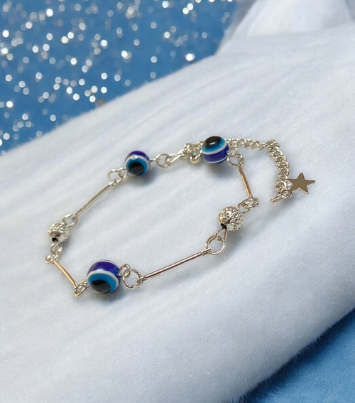 Fortune’s Shield Evil Eye Bracelet