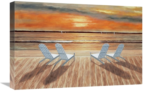 Global Gallery GCS-138445-1624-142 16 x 24 in. Sunset for Four Art Pri