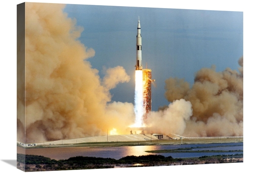 Global Gallery GCS-393568-1824-142 18 x 24 in. Launch of the Apollo 15