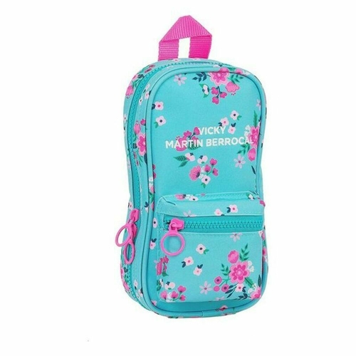 Backpack Pencil Case Vicky Martín Berrocal Bohemian Pink Turquoise (33