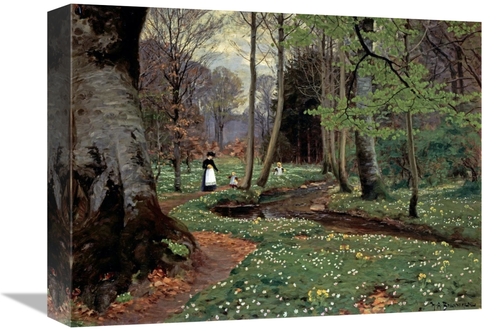 Global Gallery GCS-267778-16-142 16 in. The Woodland Path Art Print - 