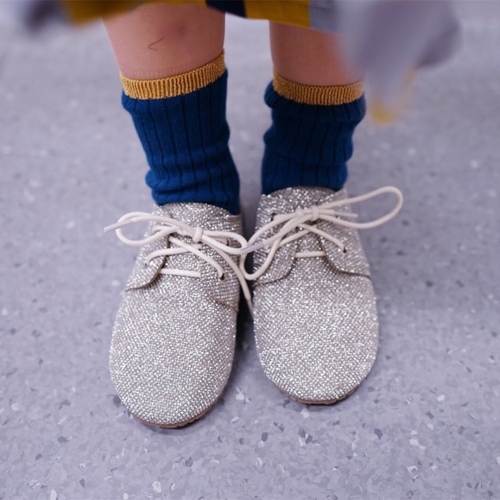 2019 Autumn New Fashion Girls Shoes Shiny Glitter