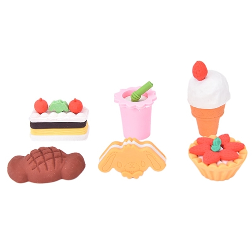 5/6pcs/set french Dessert Ice Cream Circle Bread