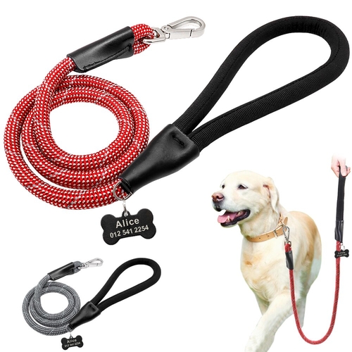 Nylon Dog Leash Reflective Pet Walking Running