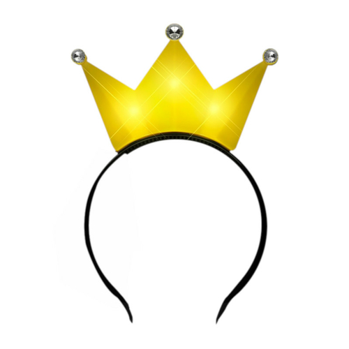 Blinkee 3JHHYTY 3 Jeweled Yellow Princess Crown Headbands