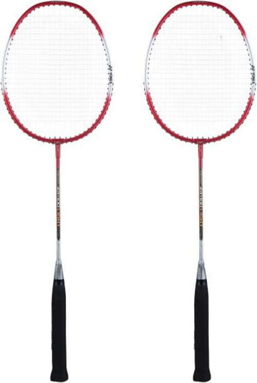 Light Aluminium Badminton Racquet With Full Cover | Made In India(Set