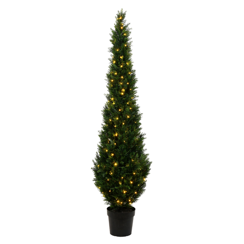 Vickerman TP170684LED 7 ft. Cedar Tree UV 170 Warm White LED Light