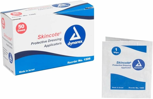 Skin Barrier Wipes. Case of 1000 Protective Dressing Applicators for