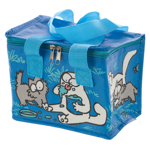 Blue Simon's Cat and Kitten Lunch Box Cool Bag