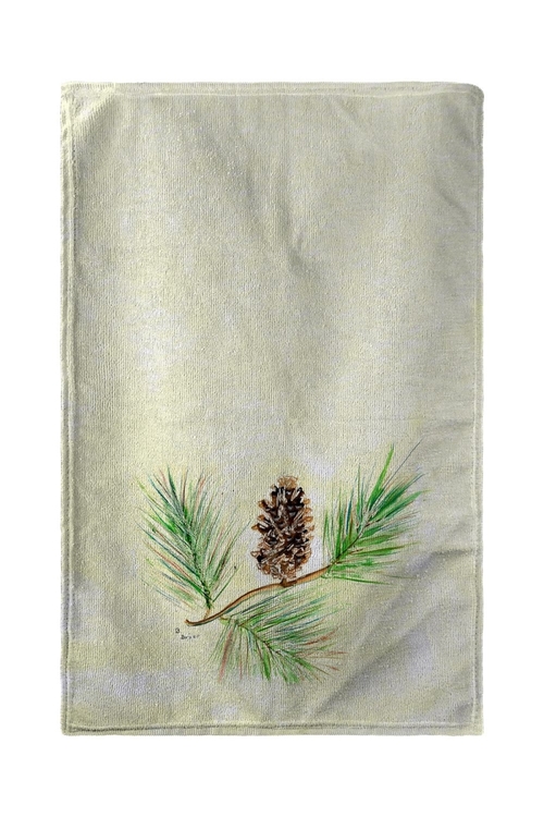 Betsy Drake KT161 16 x 25 in. Pinecone Kitchen Towel