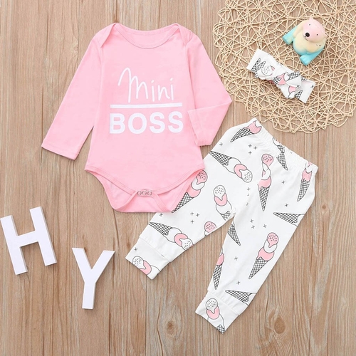 2019 New Toddler Girl Clothes Set Summer Infant