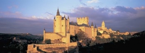 Clouds over a castle  Alcazar Castle  Old Castile  Segovia  Madrid Pro