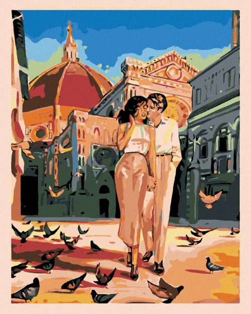 Paint by Numbers - ELEPHANT MOM AND HER BABY