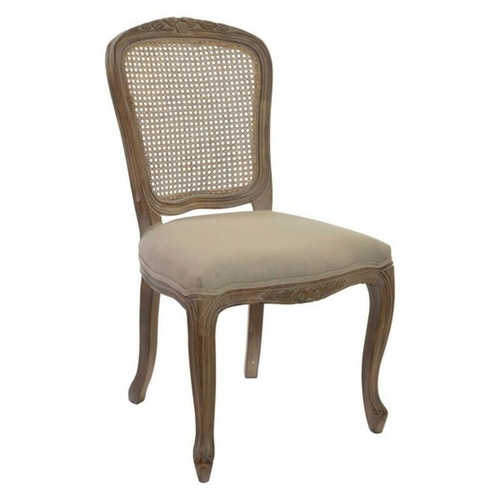 Dining Chair DKD Home Decor Brown Grey Multicolour 53 x 49 x 95 cm