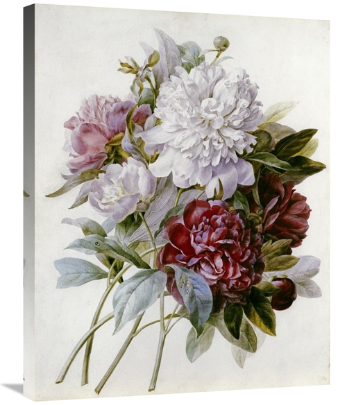 Global Gallery GCS-267094-30-142 30 in. A Bouquet of Red, Pink & W