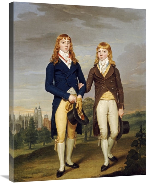 Global Gallery GCS-267629-36-142 36 in. Portrait of Two Eton Schoolboy
