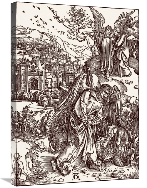 Global Gallery GCS-277449-30-142 30 in. The New Jerusalem & the Bottom