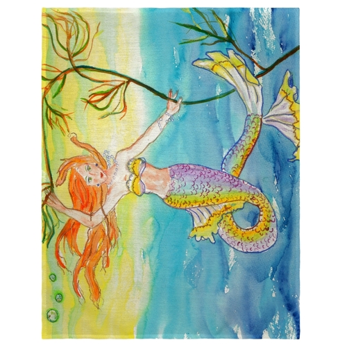 Betsy Drake PM373 14 x 18 in. Betsys Mermaid Place Mat - Set of 4