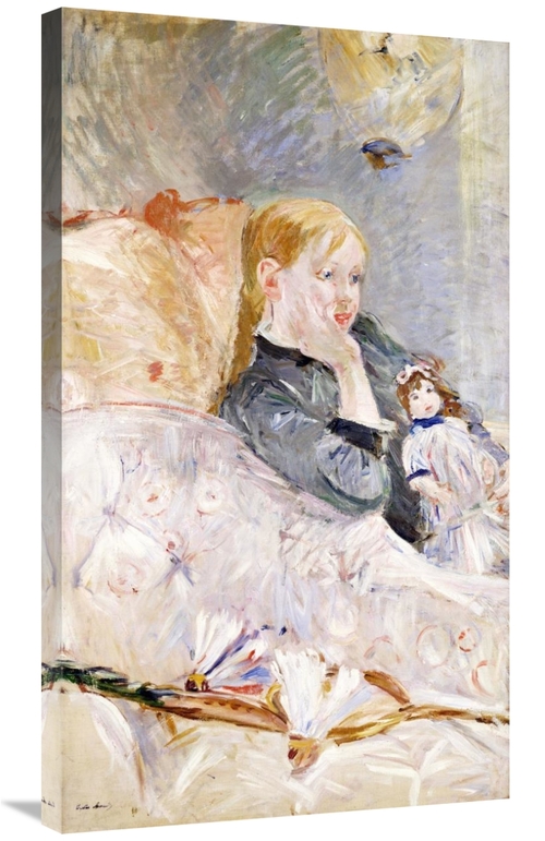 Global Gallery GCS-266911-36-142 36 in. Young Girl with a Puppet Art P