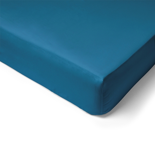 Fitted sheet Percale cap 30cm 90x190 canard