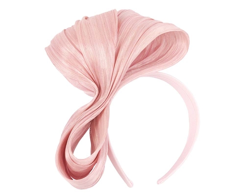 Exclusive blush silk abaca bow