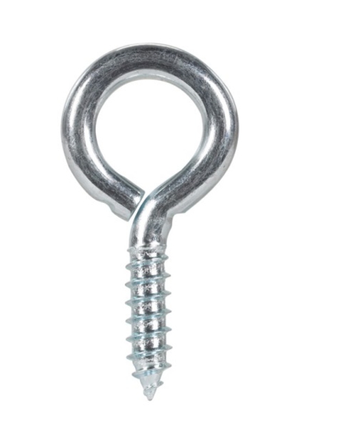 Hampton 02-3468-555 Large Screw Eye Bolt  0.375 x 2.875 in. - pack of 