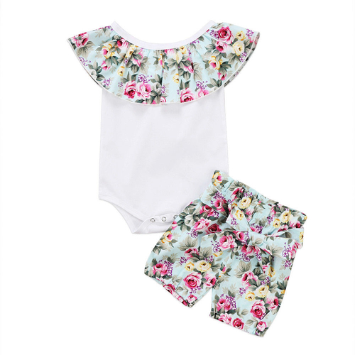 Newborn Baby Girl Cotton Bodysuit Crop Tops Tank