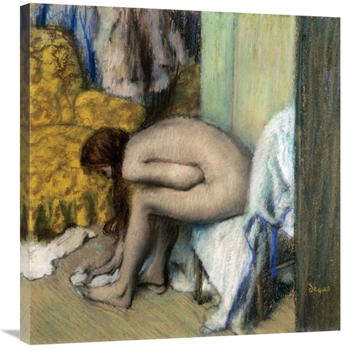 Global Gallery GCS-277303-30-142 30 in. After the Bath, Woman Dryi