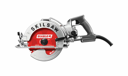 Skilsaw 2685949 15A 120V 8.25 in. Corded Worm Drive Table Saw, Red