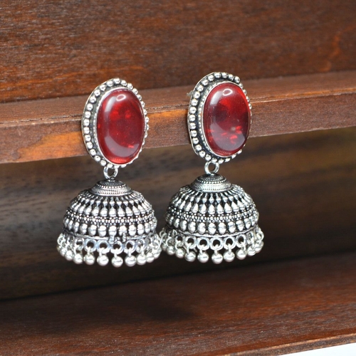Drop Boho Jhumki Earrings For Women & Girls (Size-4.25X2.5CM)