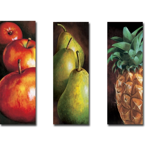 Artistic Home Gallery 1236746TG Mele - Apples, Pere - Pears Ananas