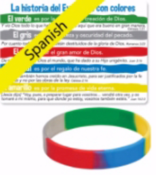 Christian Tools of Affirmation 135629 Spanish-Wordless Silicone Bracel
