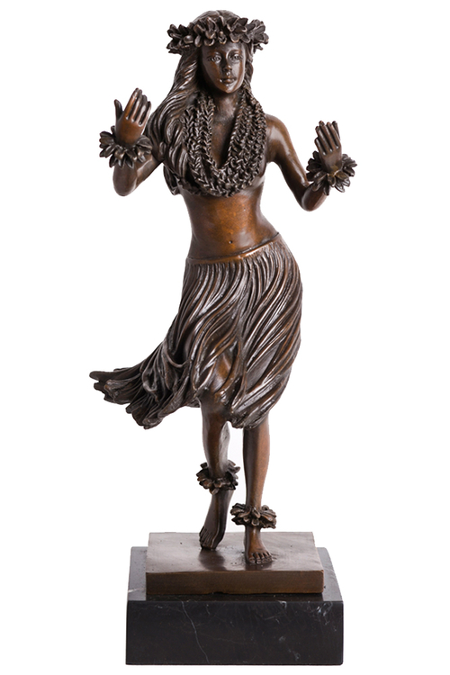 Kim Taylor Reece Bronze Statue Aloha Greeting