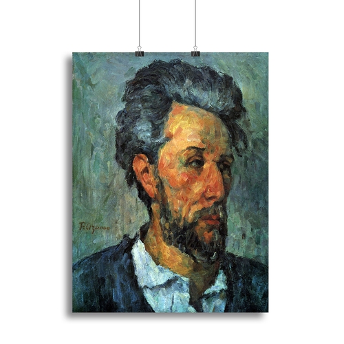 Portrait of Victor Chocquet by Cezanne Canvas Print or Poster