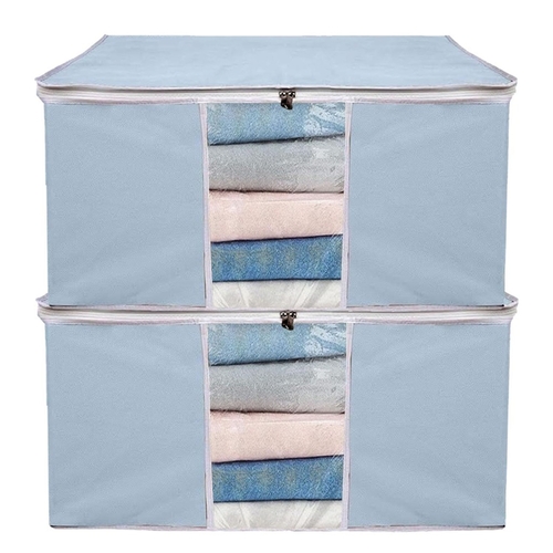 Saree Bag Non Woven Clothes Storage Organizer Saree Cover With Zip