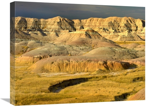 Global Gallery GCS-452146-1824-142 18 x 24 in. Eroded Buttes & Prairie