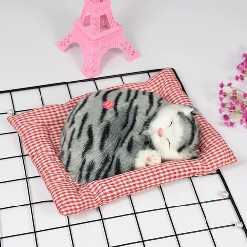 Sleeping Cat in Pet Pad Doll Toy, Mini Kitten in Pet Pad - 10