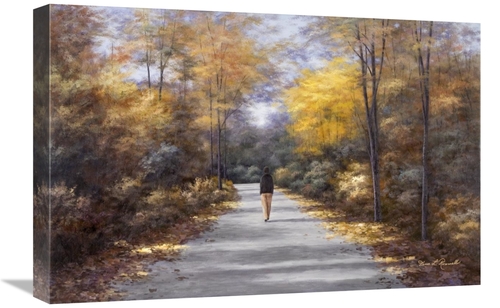 Global Gallery GCS-393980-1624-142 16 x 24 in. Quiet Walk Art Print - 