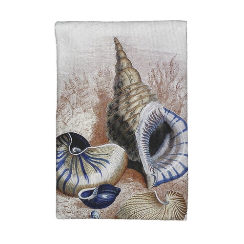 Betsy Drake KT003 Antique Sea Shells Kitchen Towel